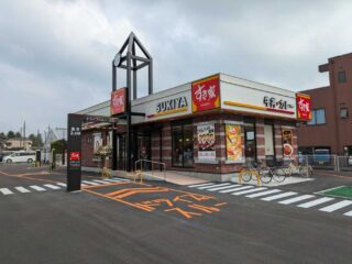 『すき家 館林松原店』オープン！！【二連ゲート】