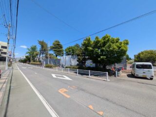 旧南保育園が解体工事中